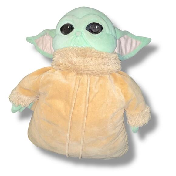 Pillow Pets Plush Star Wars Grogu Child Baby Yoda Mandalorian Disney Decor 20” - Picture 11 of 11